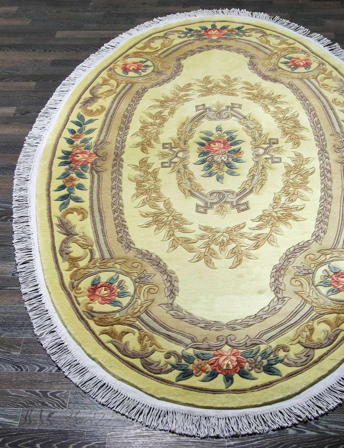 90 LINE WOOLEN HANDK-KNOTTED - 0083 - CREAM