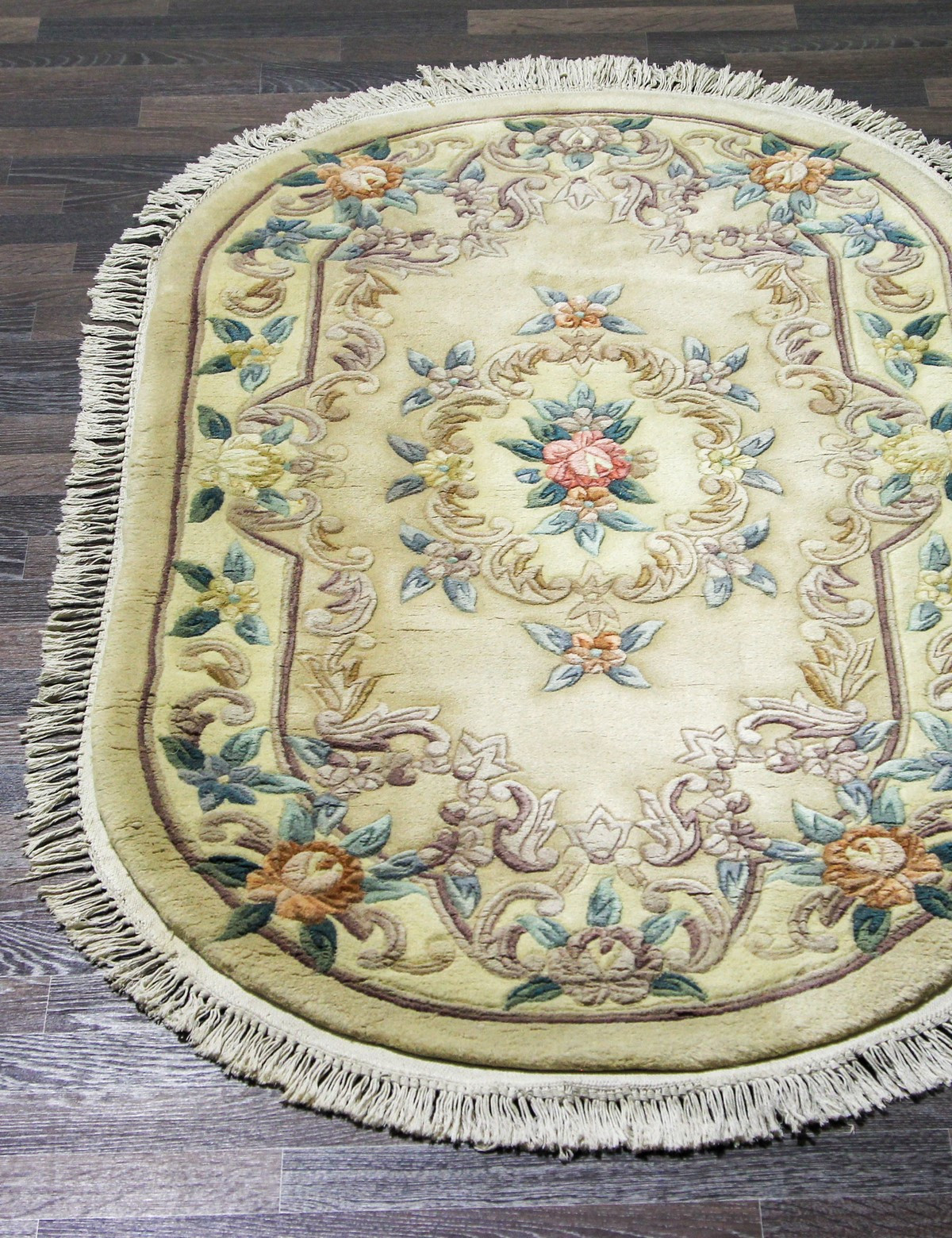 90 LINE WOOLEN HANDK-KNOTTED - 50010 - BEIGE
