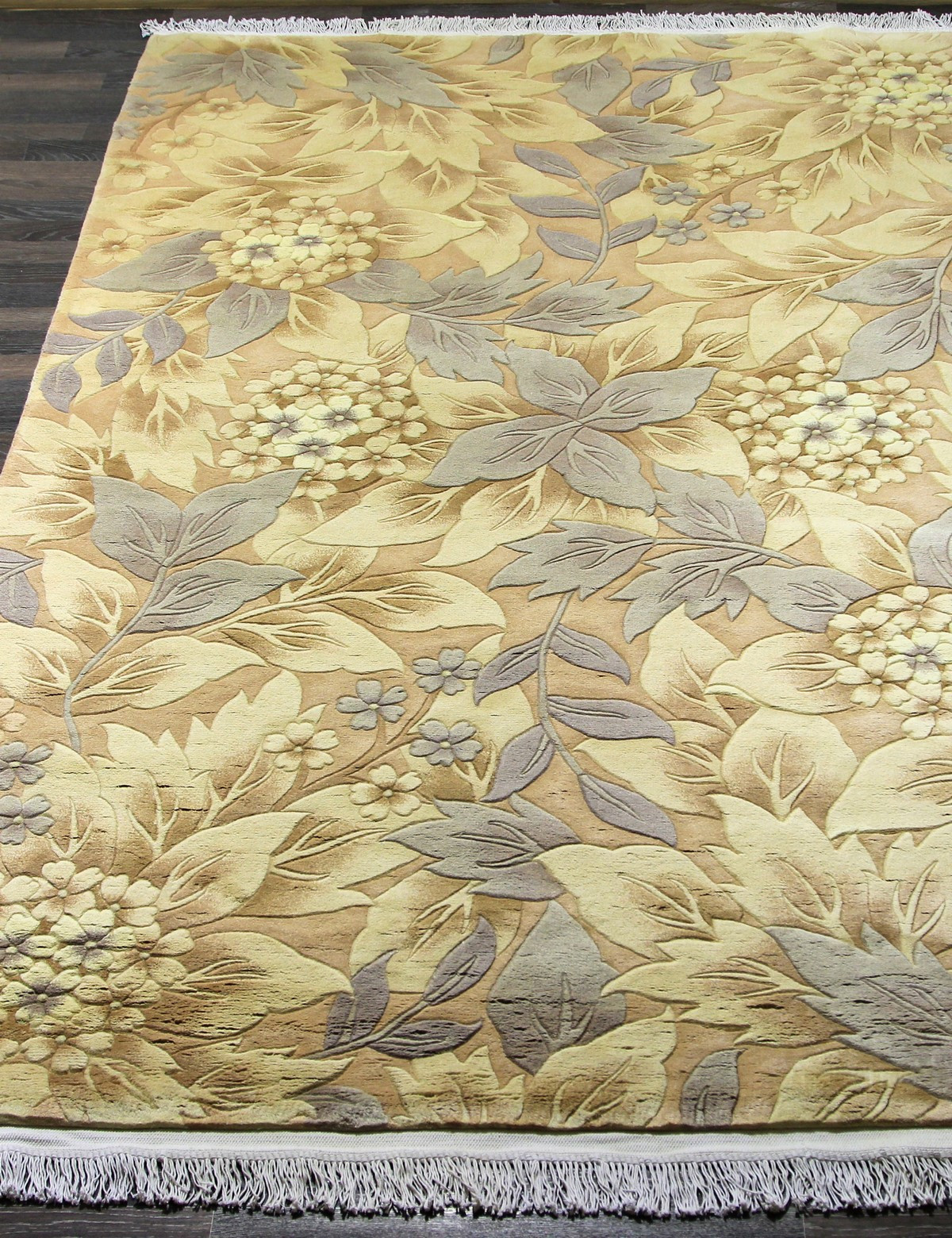 90 LINE WOOLEN HANDK-KNOTTED - 9611 - BEIGE