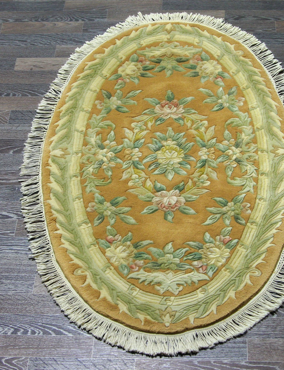 90 LINE WOOLEN HANDK-KNOTTED - SHD-120 - BEIGE