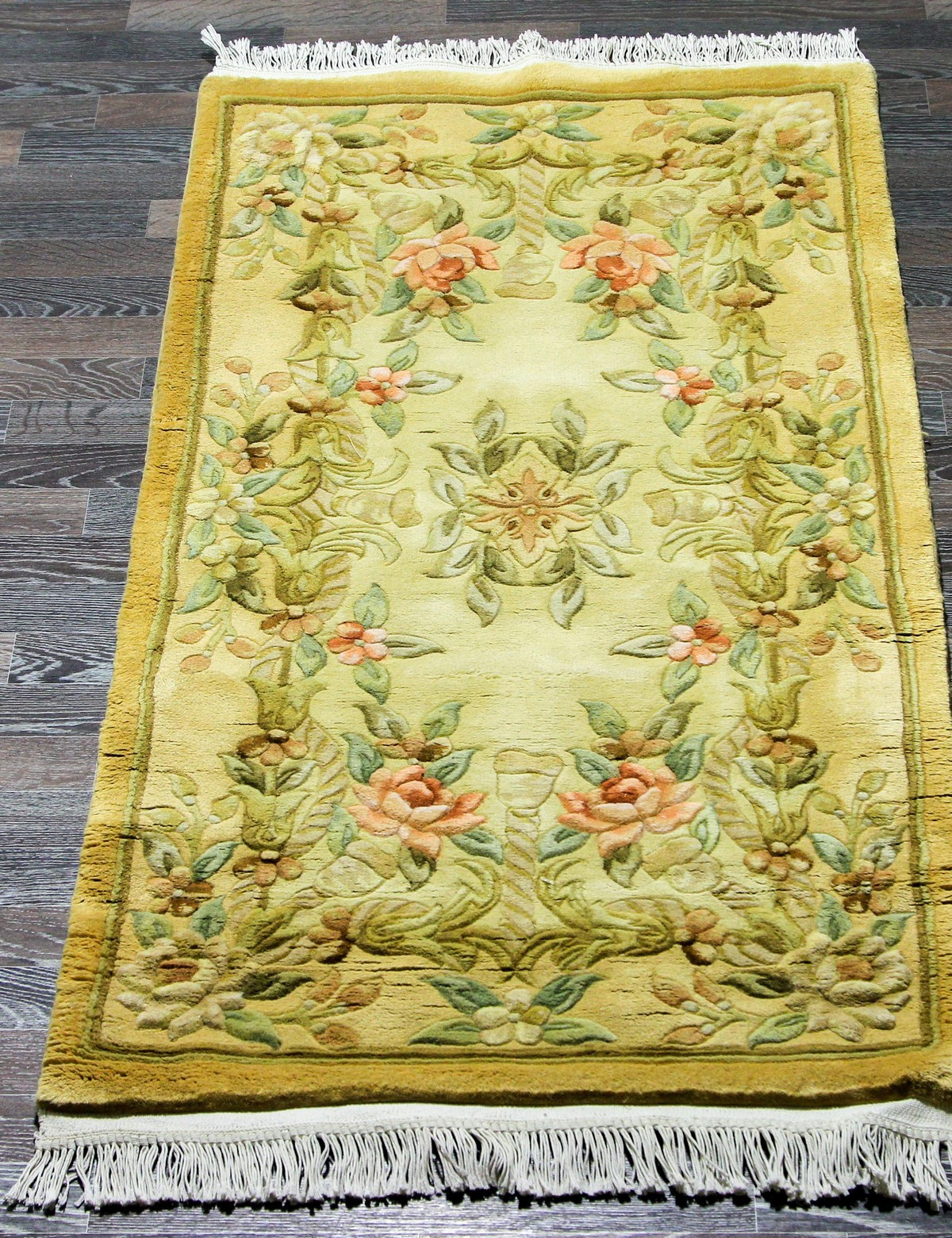 90 LINE WOOLEN HANDK-KNOTTED - SHD-13 - BEIGE