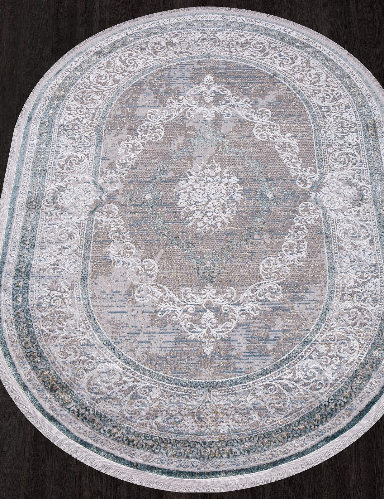 AJMAL - LP 292 - CREAM / TURQUOISE