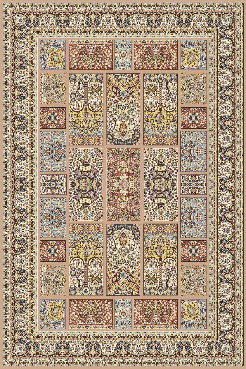 ARAVIA - 6816 - BEIGE-BLUE