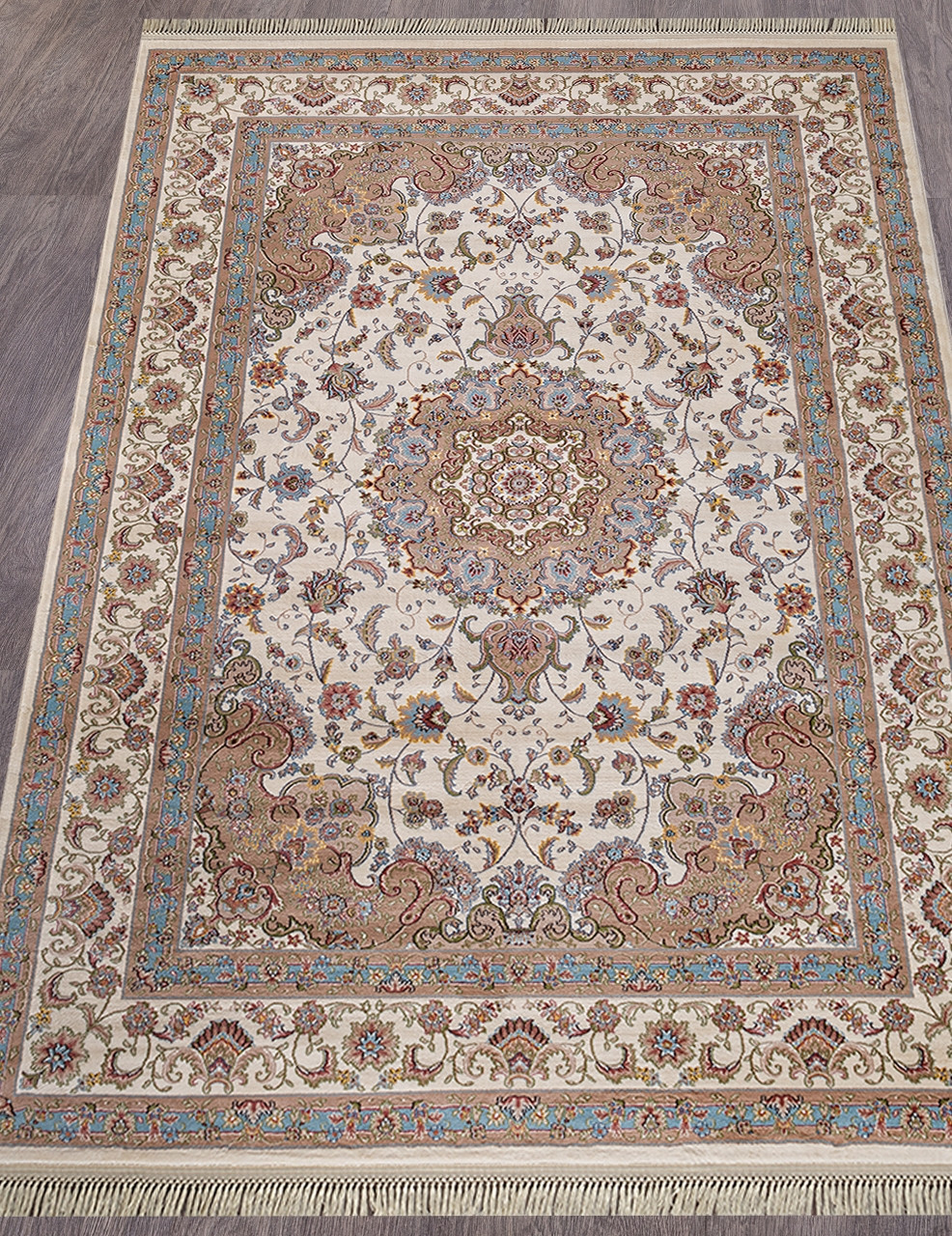 ARAVIA - D158 - CREAM-BLUE