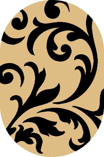 COMFORT SHAGGY 2 - s129 - BEIGE-BLACK