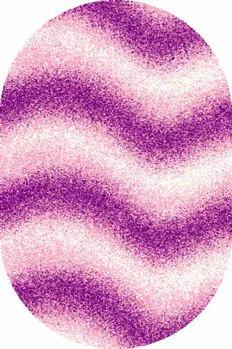 COMFORT SHAGGY 2 - s601 - BONE-PURPLE