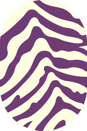 COMFORT SHAGGY 2 - s604 - CREAM-PURPLE