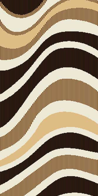 COMFORT SHAGGY 2 - s607 - BEIGE-BROWN 2