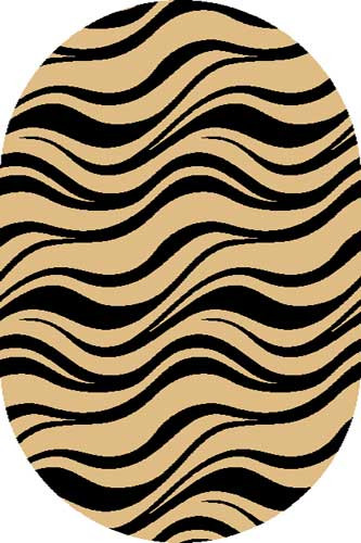 COMFORT SHAGGY 2 - s609 - BEIGE-BLACK
