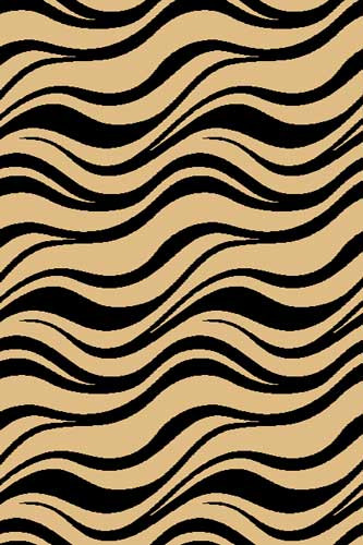 COMFORT SHAGGY 2 - s609 - BEIGE-BLACK