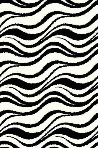 COMFORT SHAGGY 2 - s609 - BONE-BLACK