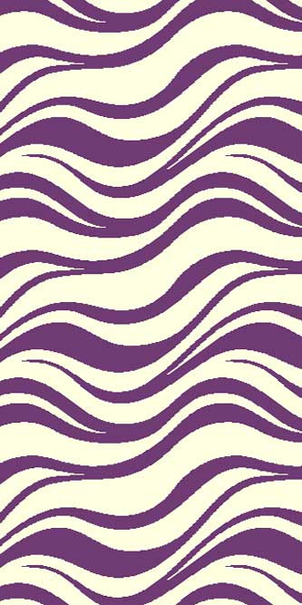 COMFORT SHAGGY 2 - s609 - CREAM-PURPLE