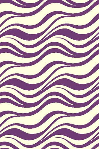 COMFORT SHAGGY 2 - s609 - CREAM-PURPLE