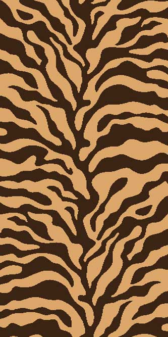 COMFORT SHAGGY 2 - s614 - BROWN-D.BEIGE