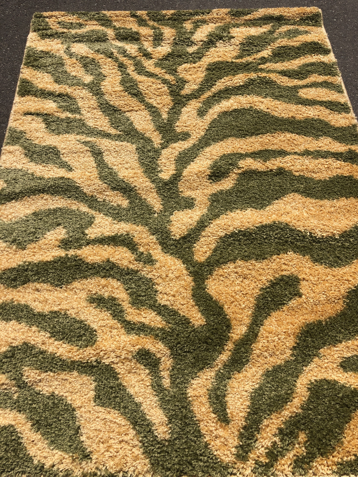 COMFORT SHAGGY 2 - s614 - GREEN-YELLOW