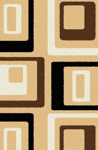 COMFORT SHAGGY 2 - s618 - BEIGE-BLACK