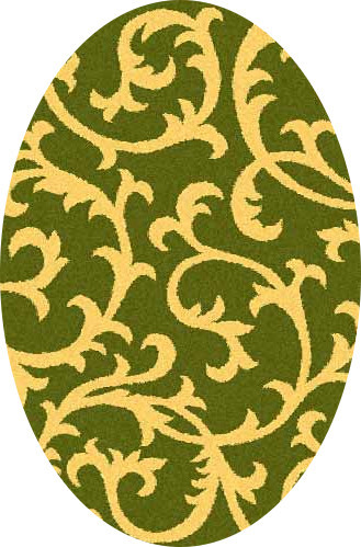 COMFORT SHAGGY 2 - s627 - GREEN-YELLOW