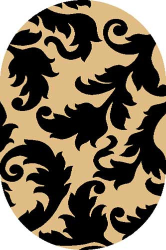 COMFORT SHAGGY 2 - s661 - BEIGE-BLACK