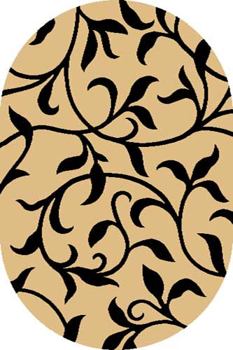 COMFORT SHAGGY 2 - s682 - BEIGE-BLACK