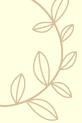 COMFORT SHAGGY - LEAF - CREAM-BEIGE