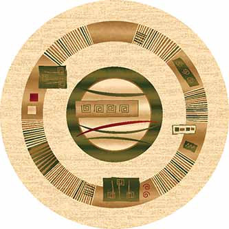 DA VINCI - d025 - CREAM-GREEN