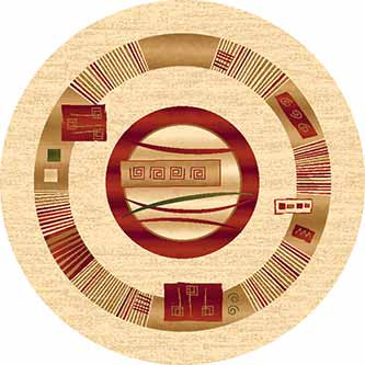 DA VINCI - d025 - CREAM-RED