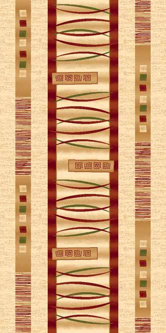 DA VINCI - d025 - CREAM-RED