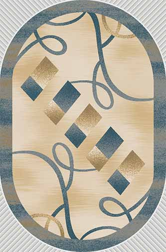 DA VINCI - d054 - BEIGE-BLUE