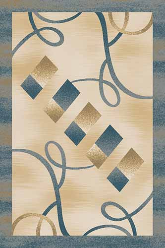 DA VINCI - d054 - BEIGE-BLUE