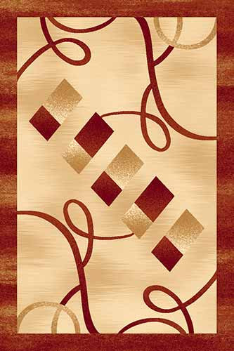 DA VINCI - d054 - BEIGE-RED