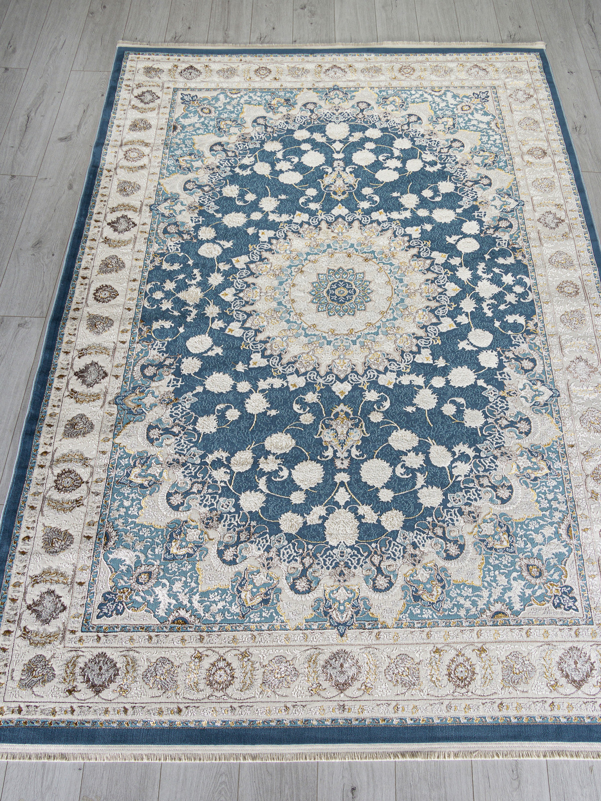 DELINA - A050B - D.BLUE / CREAM