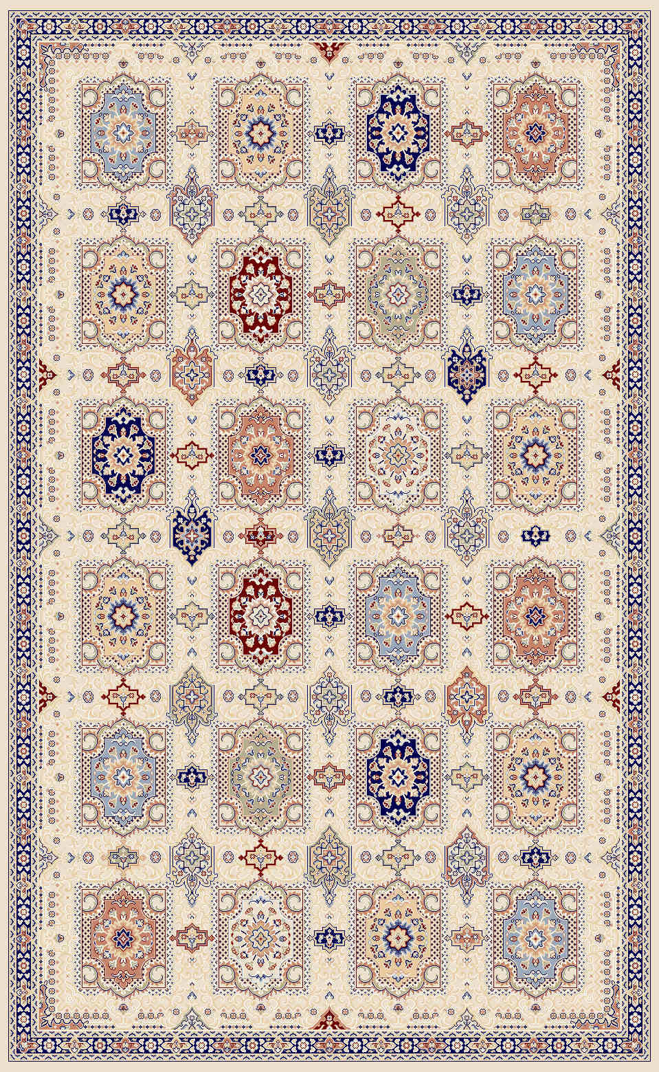 MASHAD PRESTIGE - 01955A - CREAM / CREAM