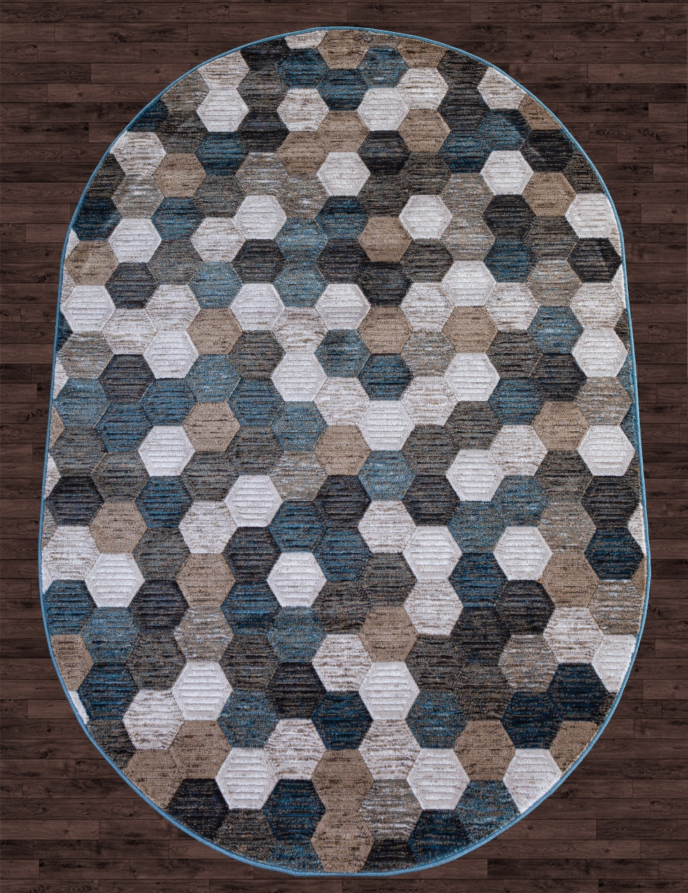 MATRIX - D579 - BEIGE-BLUE