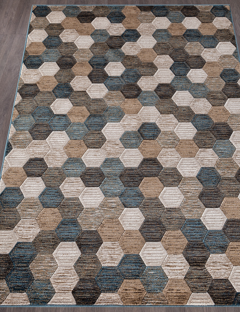 MATRIX - D579 - BEIGE-BLUE