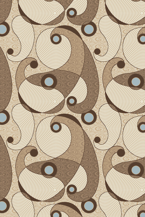 MEGA CARVING - 8435 - CREAM-BROWN