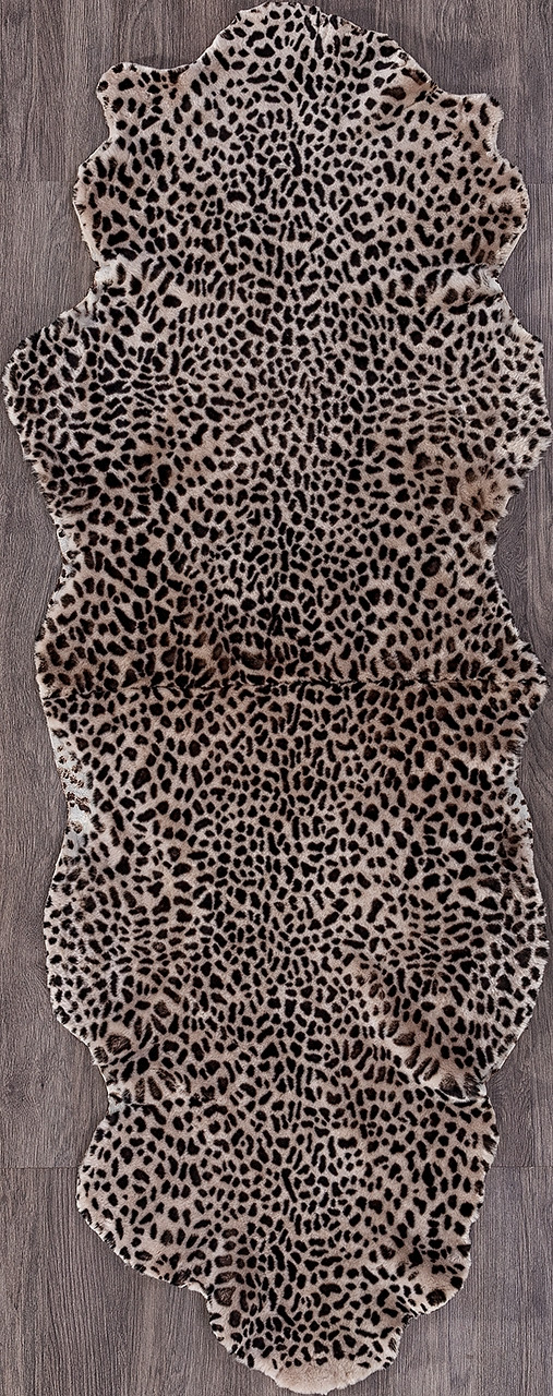 Мутон 2x АВ - LEOPARD - BEIGE 2