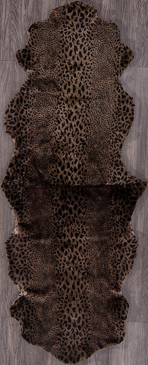 Мутон 2x АВ - LEOPARD - BROWN