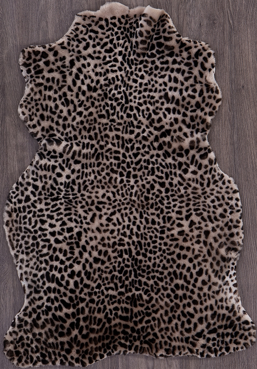 Мутон АВ - LEOPARD - BEIGE 2
