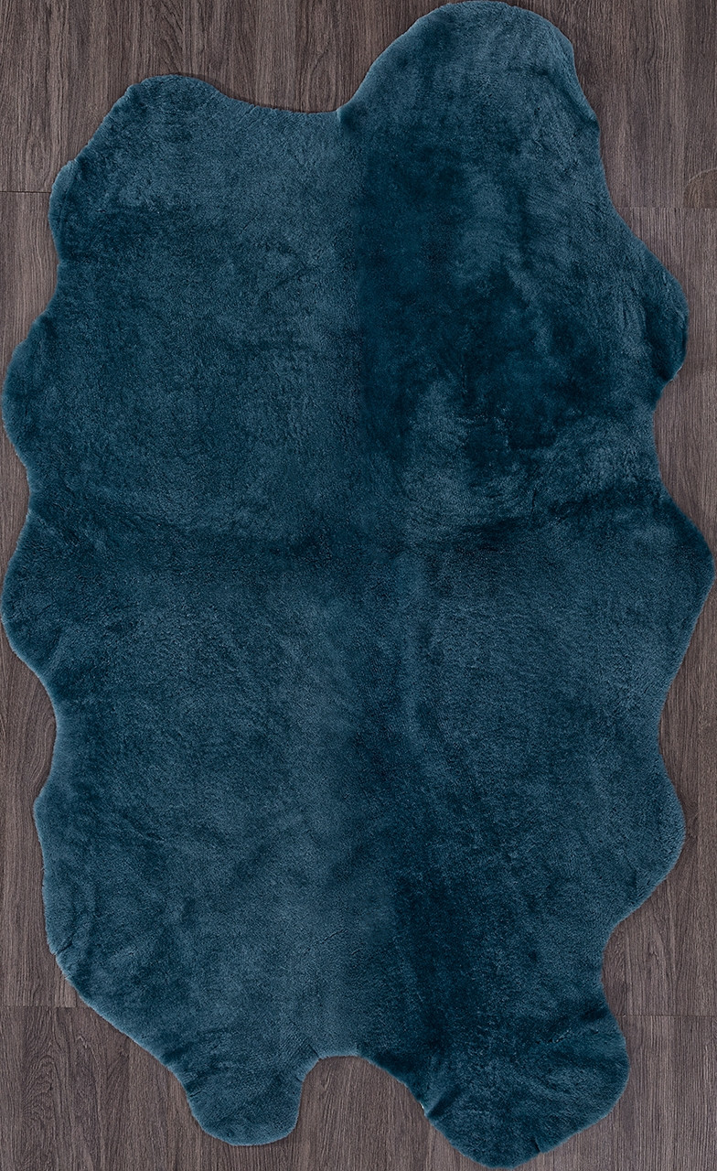 Мутон Sheepskin - Sheepskin 55x95 - синий