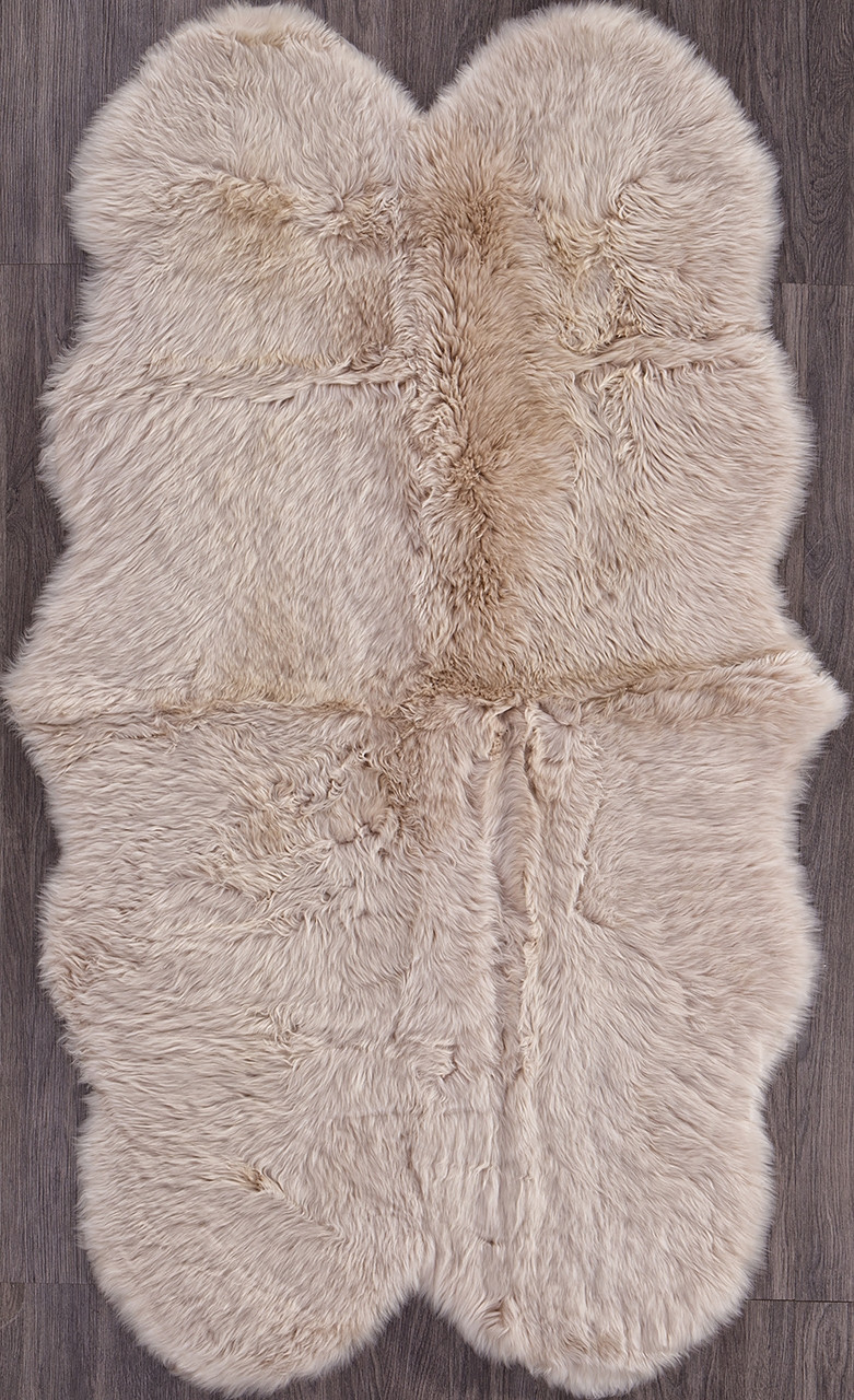 Овчина Sheepskin - Sheepskin 95x190 - светло бежевый