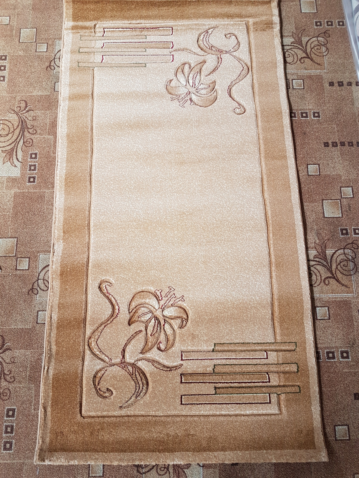 PACIFIC CARVING - 0113 - BEIGE / D.BEIGE