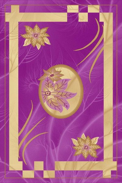 PACIFIC CARVING - 0417 - VIOLET / CREAM