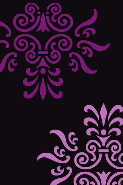 PACIFIC CARVING - 0592 - BLACK/VIOLET