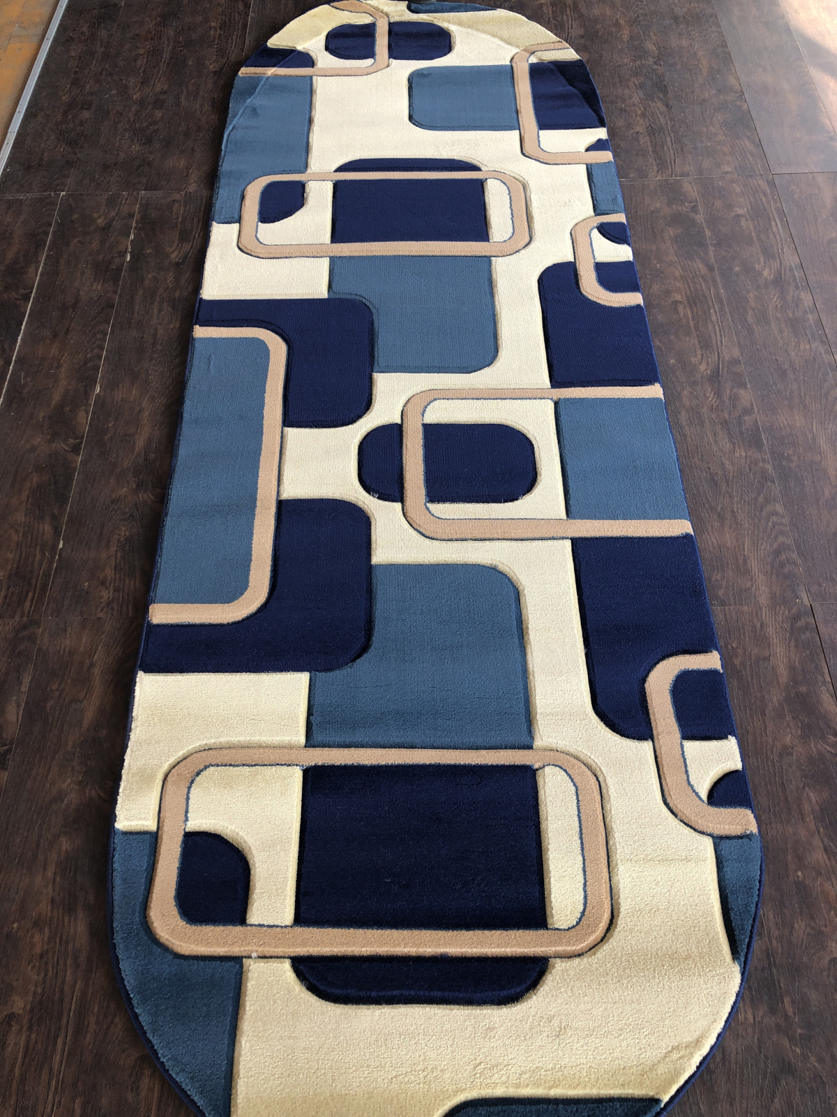 PACIFIC CARVING - 172 - CREAM / NAVY