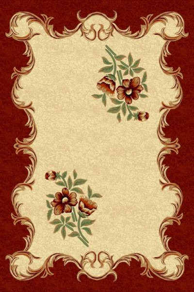 PACIFIC CARVING - 250 - CREAM/BORDO