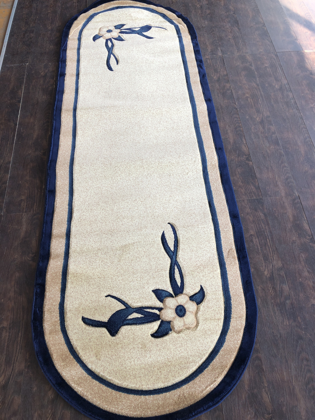 PACIFIC CARVING - 275 - CREAM / NAVY