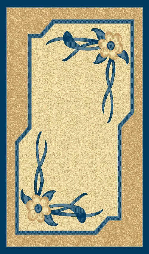PACIFIC CARVING - 275 - CREAM / NAVY