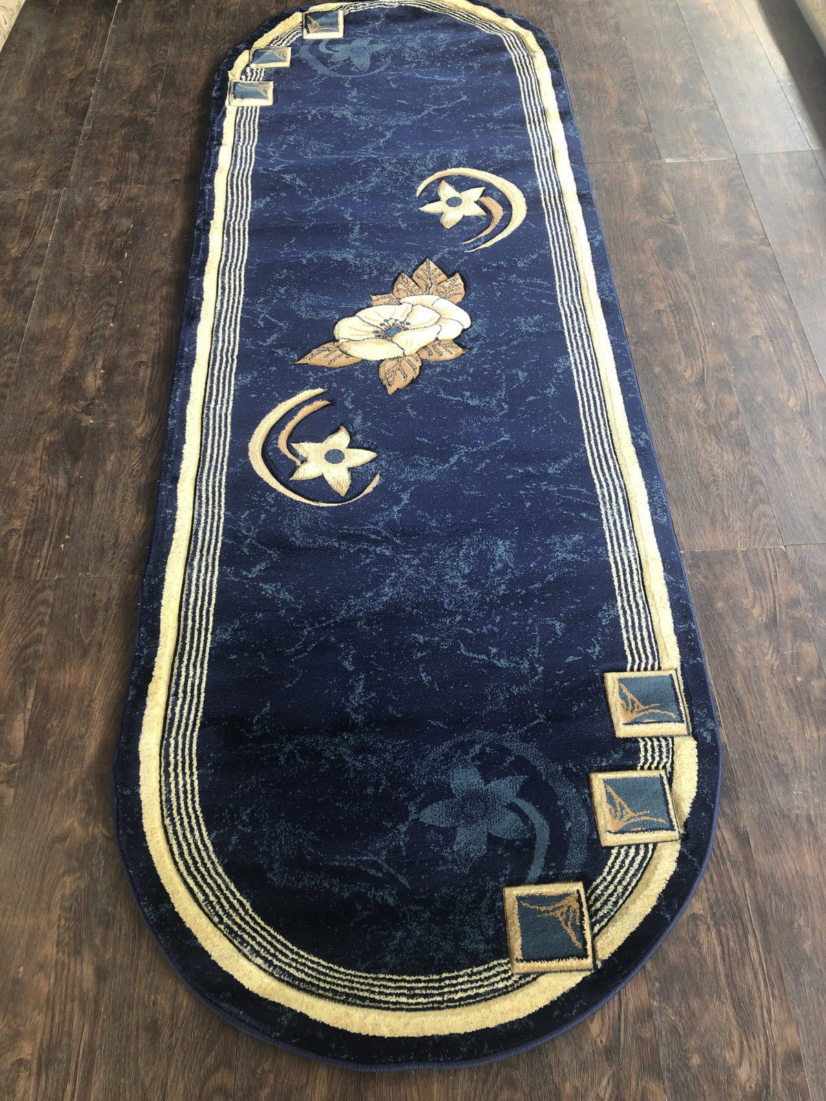 PACIFIC CARVING - 320 - NAVY/CREAM