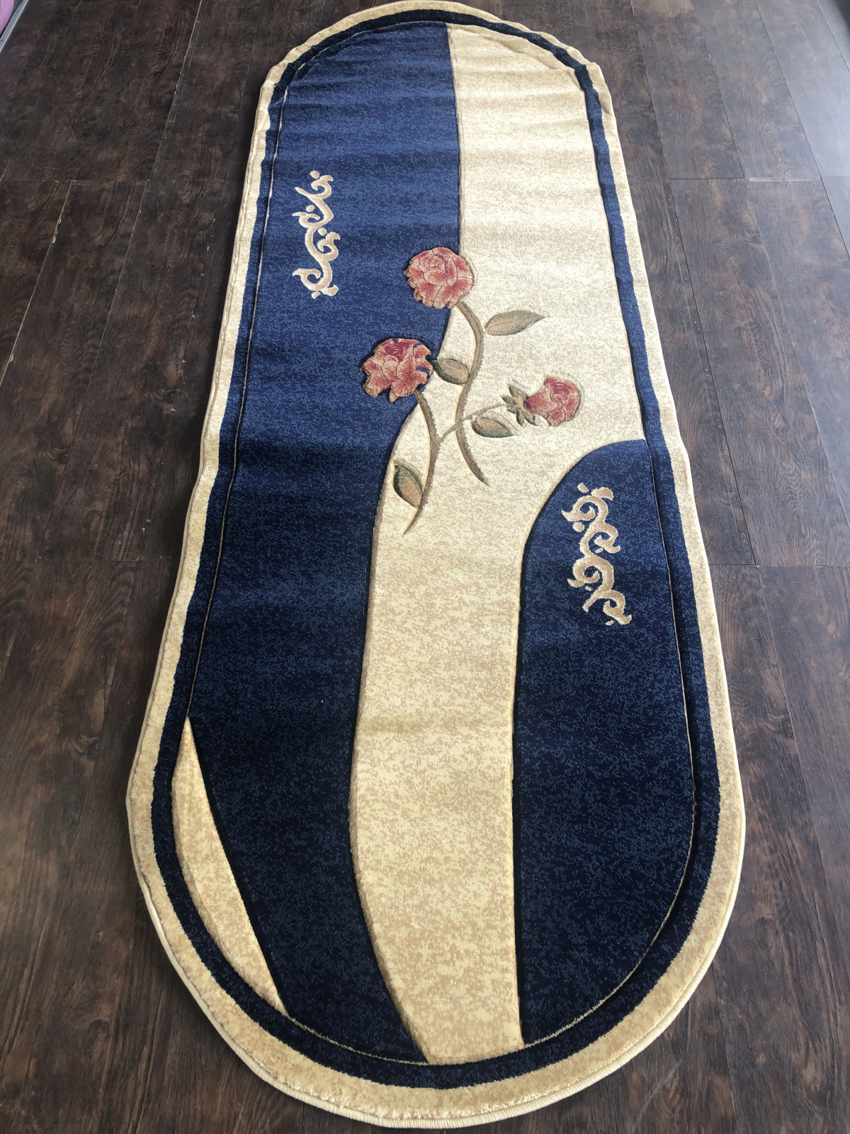 PACIFIC CARVING - 337 - CREAM / NAVY