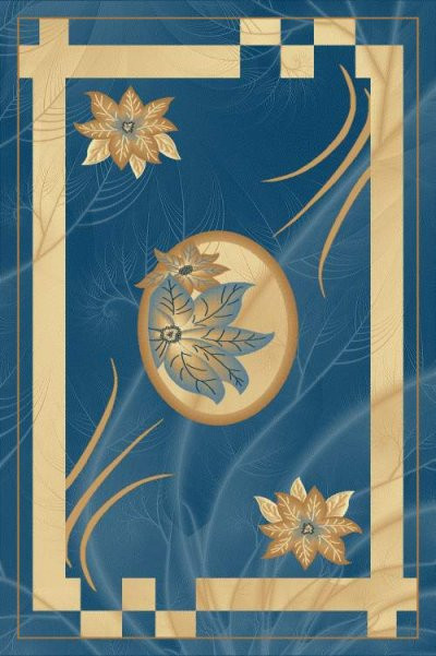 PACIFIC CARVING - 417 - NAVY/CREAM